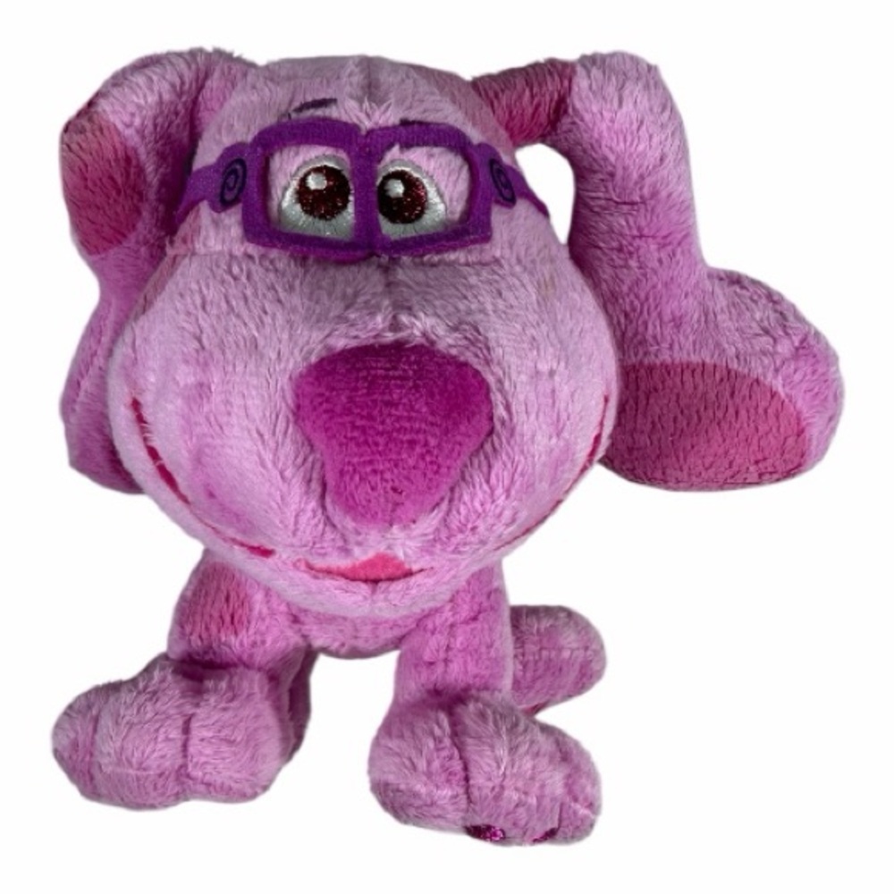Blue's Clues & You Plush Magenta with Glasses 6" Toy Pink